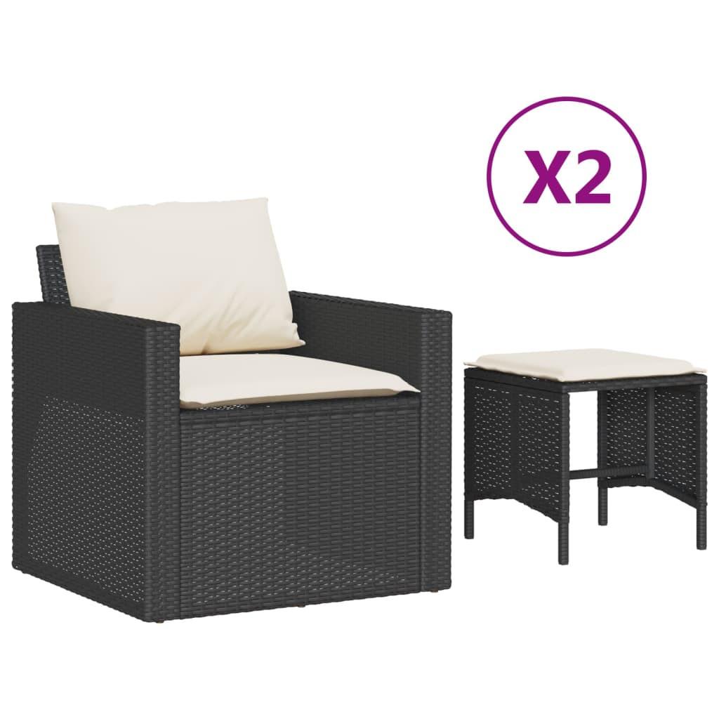 VidaXL Garten sofagarnitur poly-rattan  