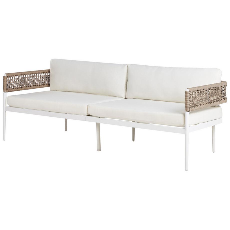 Beliani Salotto da giardino en Alluminio Scandinavo SERLA  