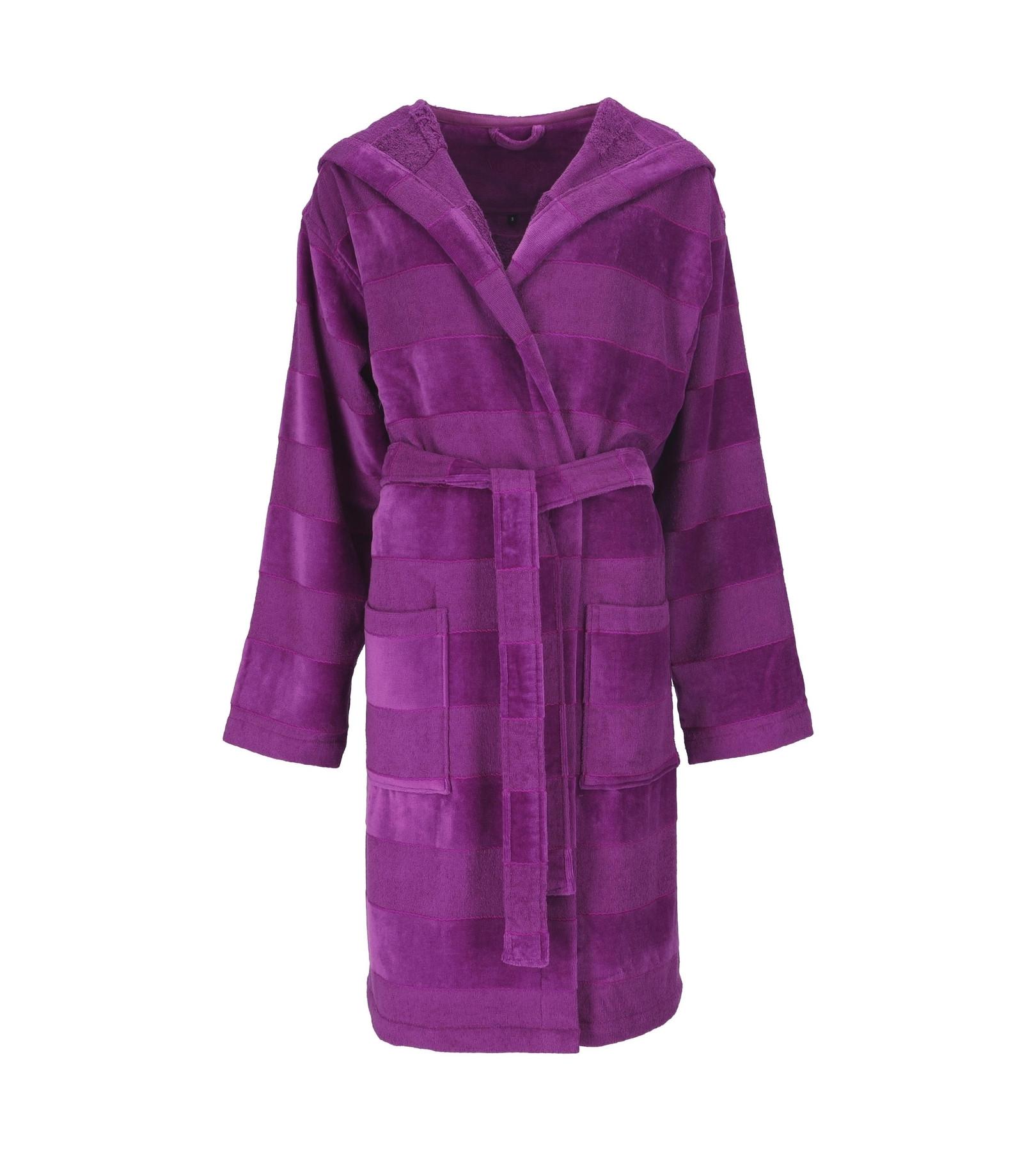 Image of Santiago Bademantel Damen Violett Bunt XL