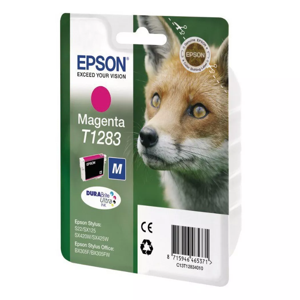 Epson – Tintenpatrone magenta T128340 Stylus S22 3.5ml, One Size