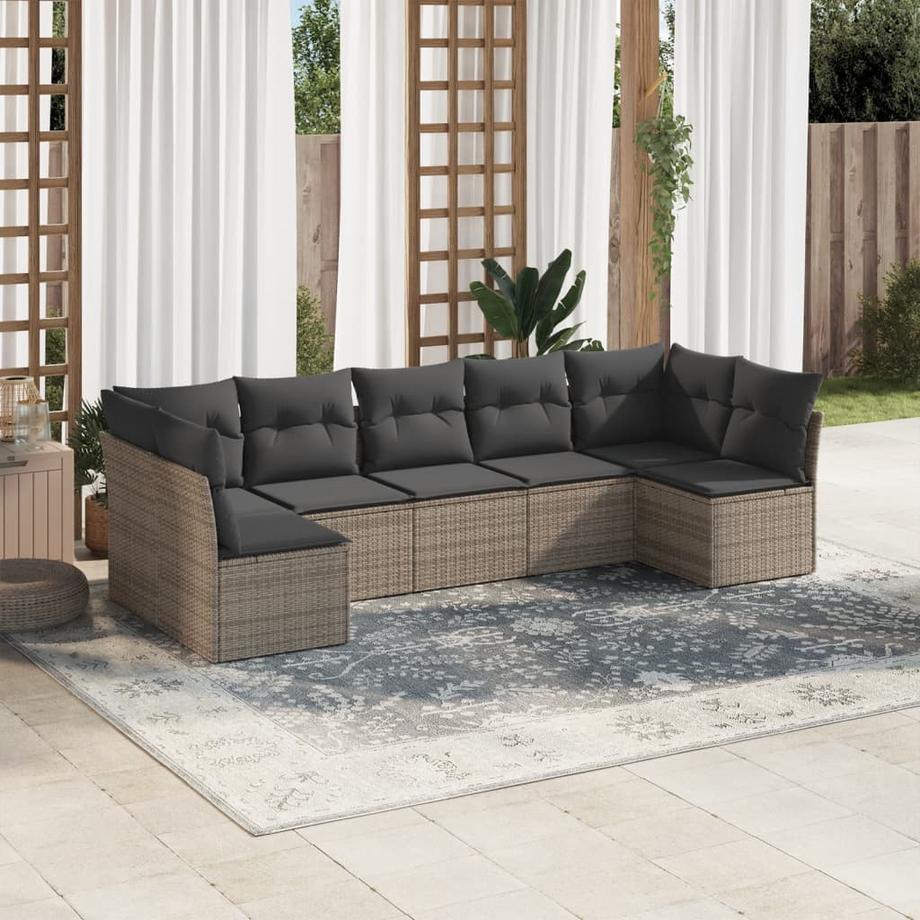VidaXL Garten sofagarnitur poly-rattan  