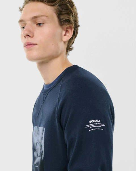 Ecoalf  T-shirt Langer Arm Payo  Deep Navy 