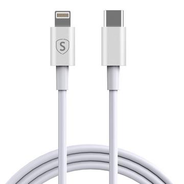 Câble USB-C vers Lightning 2,4A, 1 m - Blanc