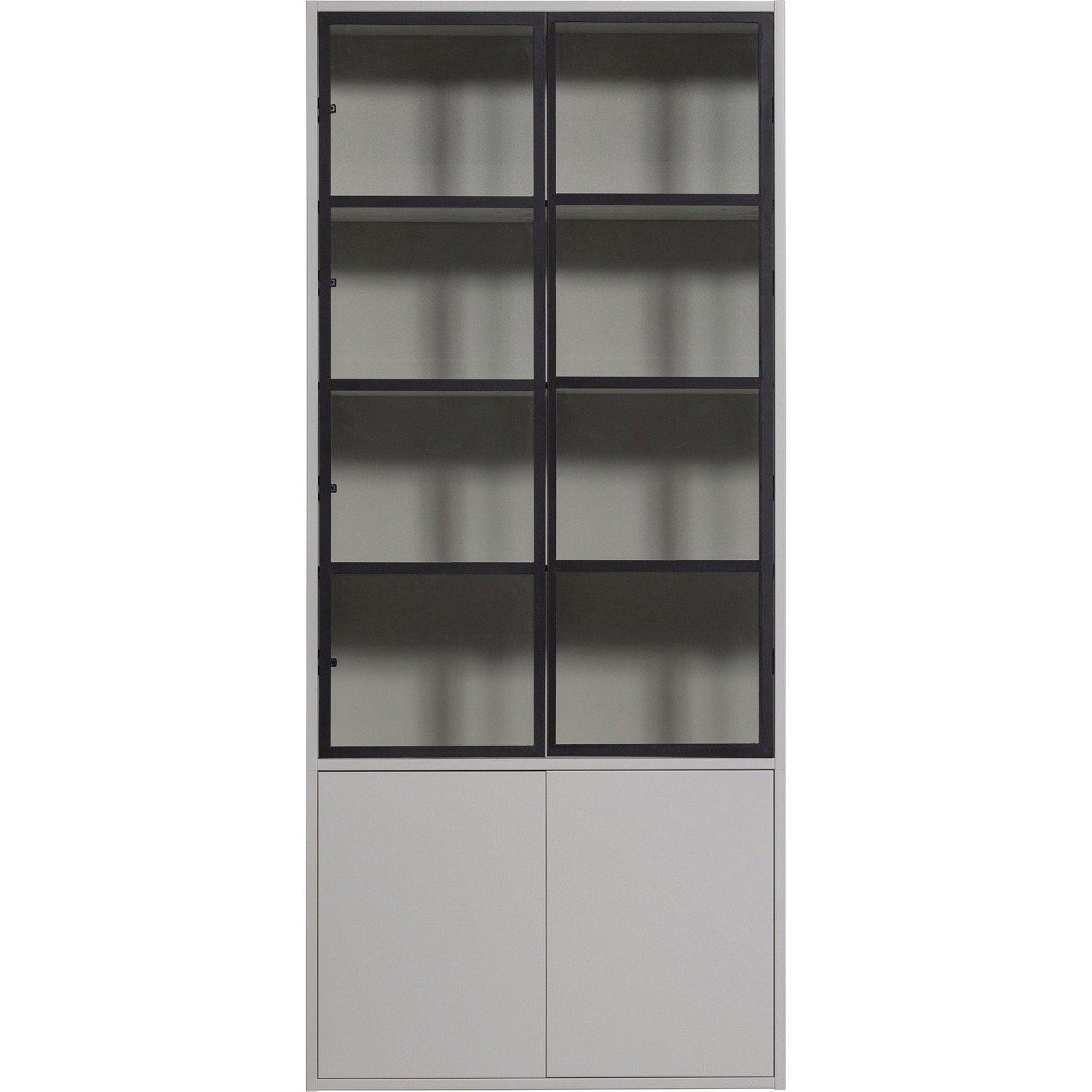 mutoni Vitrinenschrank Basic Kiefer mist 230x101  