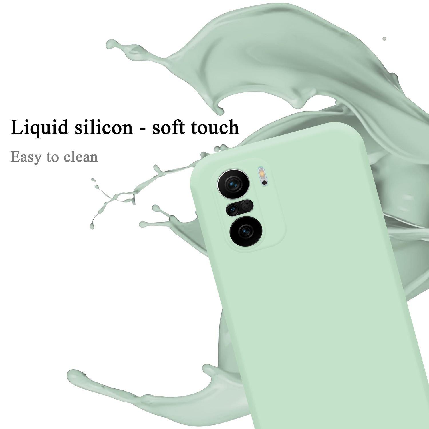 Cadorabo  Hülle für Xiaomi Mi 11i  POCO F3 in LIQUID HELL GRÜN - Schutzhülle aus flexiblem TPU Silikon 