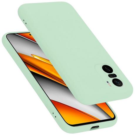 Cadorabo  Hülle für Xiaomi Mi 11i  POCO F3 in LIQUID HELL GRÜN - Schutzhülle aus flexiblem TPU Silikon 