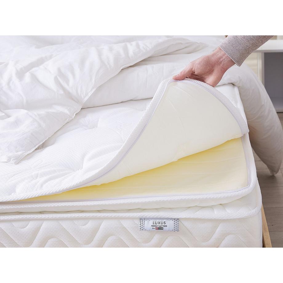 Beliani Materasso a molle insacchettate in memory foam en Molle insacchettate LUXUS  