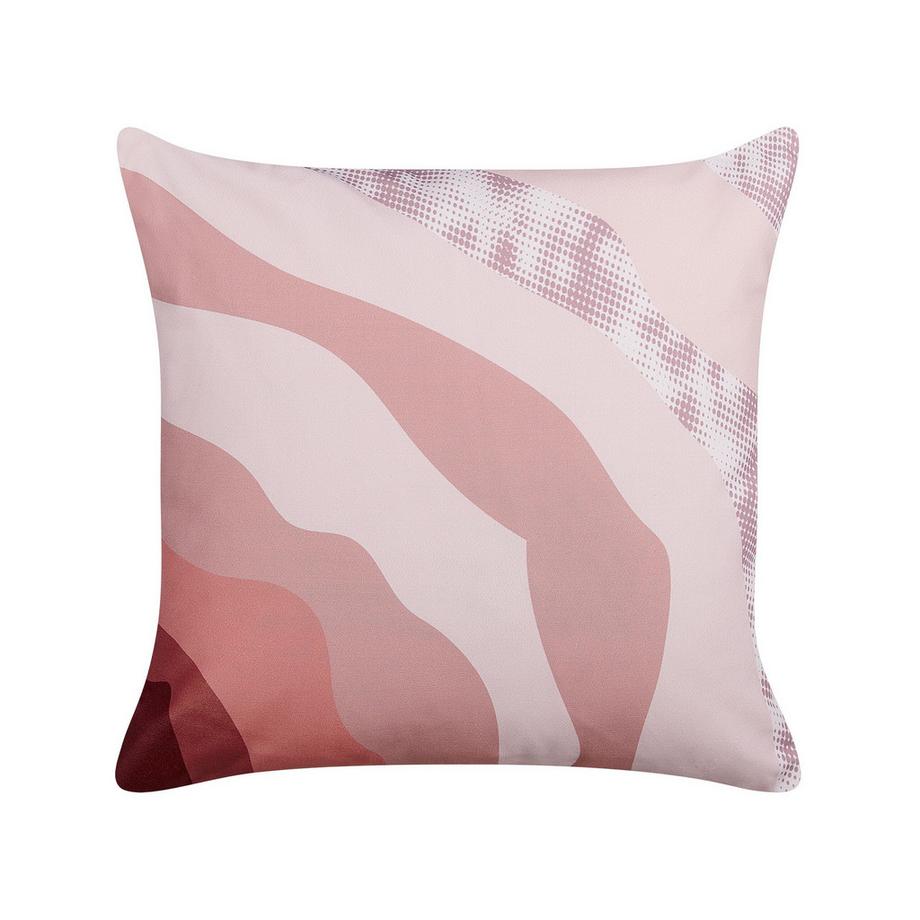 Beliani Lot de 2 coussins d\'extérieur en Polyester Minimaliste CAMPEI  