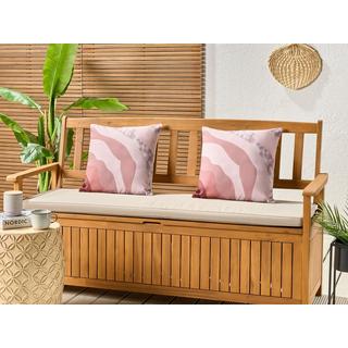 Beliani Lot de 2 coussins en Polyester Moderne CAMPEI  