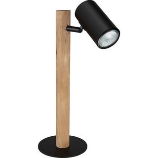 mutoni Lampe à poser bois brun foncé 1xGU10 LED  