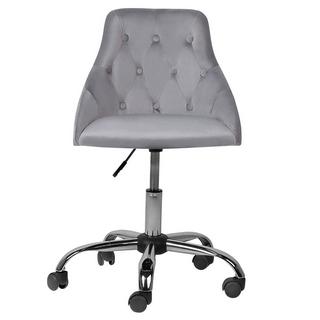 Beliani Sedia da scrivania en Velluto Glamour PARRISH  