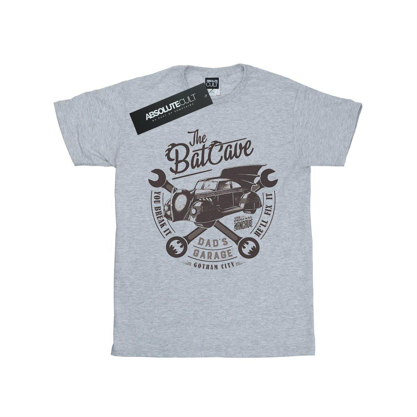 Image of Batman Dad's Garage Tshirt Herren Grau 3XL