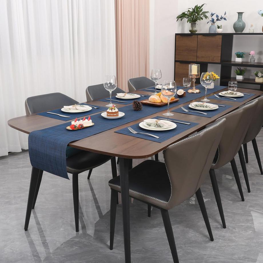 Alopini Placemats Washable Set of 6, Woven Placemats Non-slip Heat-resistant  