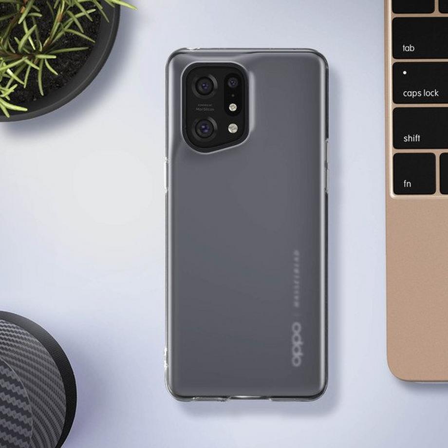 Avizar  Coque Oppo Find X5 Souple Blanc 