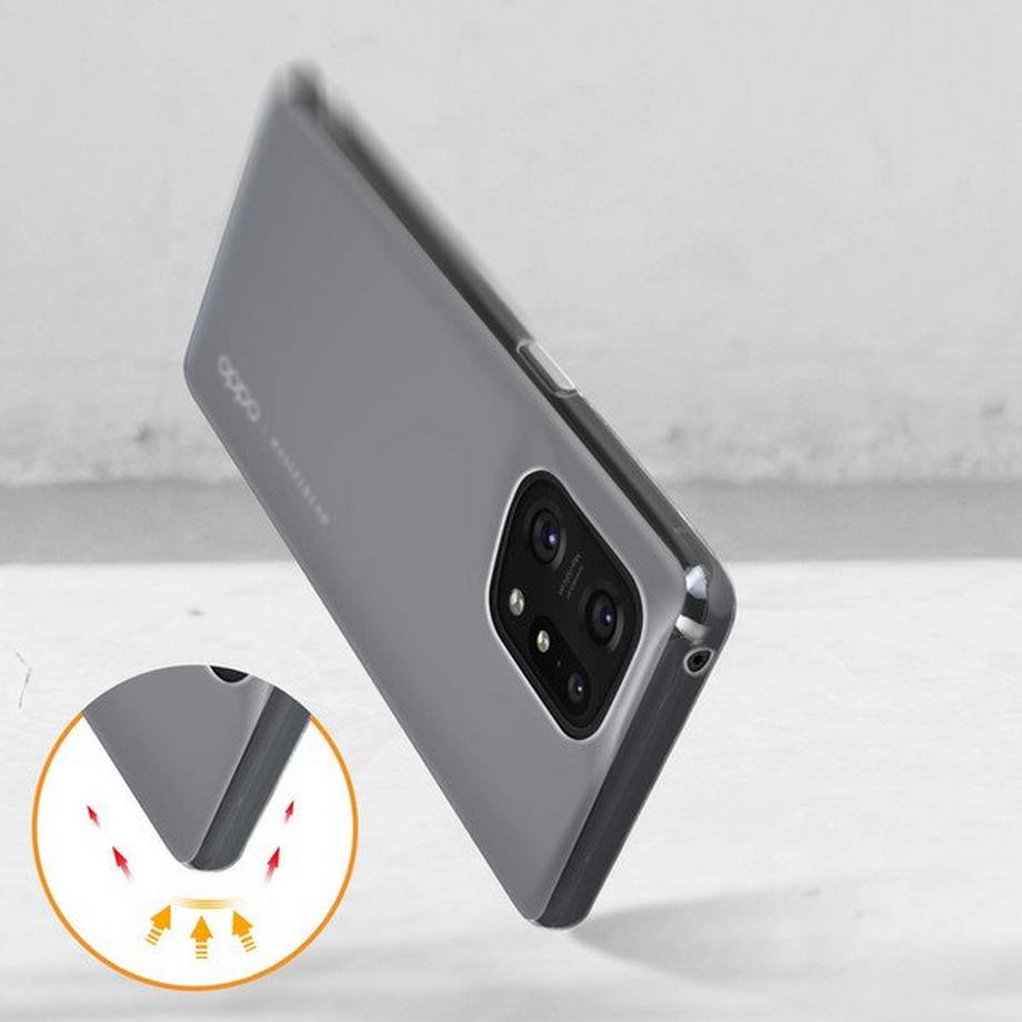 Avizar  Coque Oppo Find X5 Souple Blanc 