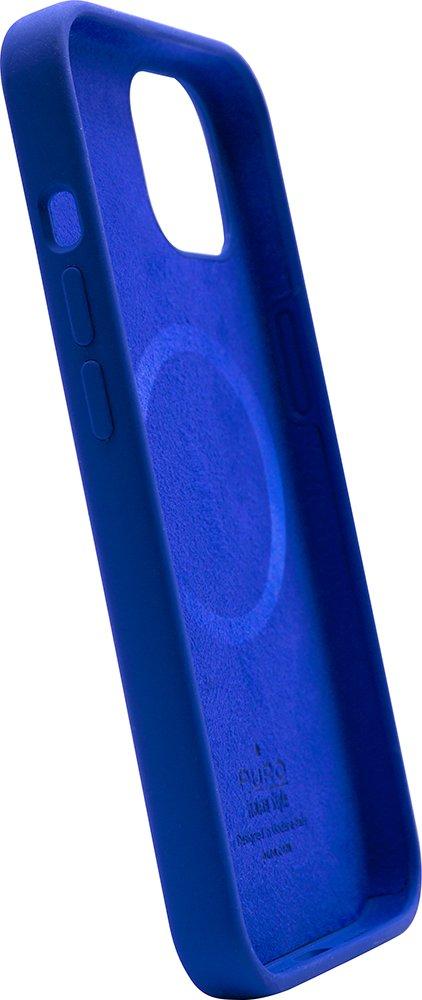 Puro®  Coque en silicone avec MagSafe pour iPhone 13 Puro Bleu foncé 