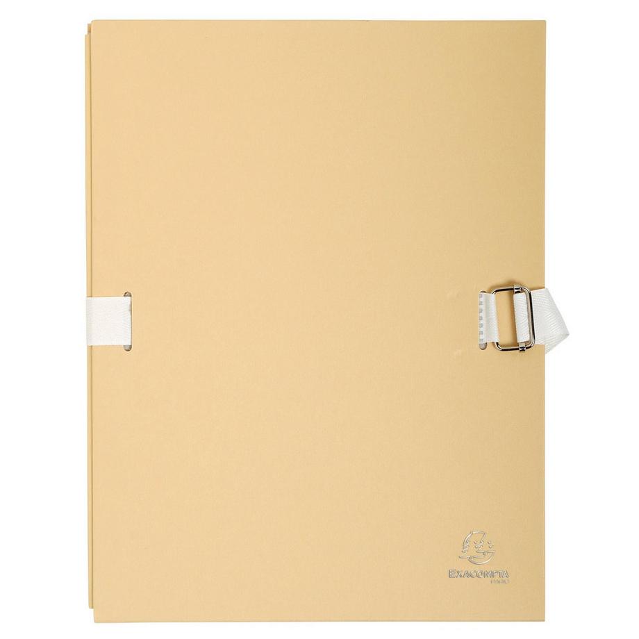 Dokumentenmappe aus kaschiertem Karton 2,7mm, dehnbarer Faltenrücken, 24x32cm für DIN A4 - x 10