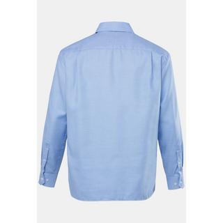 JP1880  Camicia da ufficio con vestibilità comoda, stampa minimal, finissaggio EasyCare, colletto alla francese e maniche lunghe, fino alla tg. 8XL 