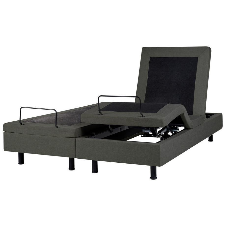 Beliani Letto regolabile senza testiera en Tessuto  CASTELLAN  