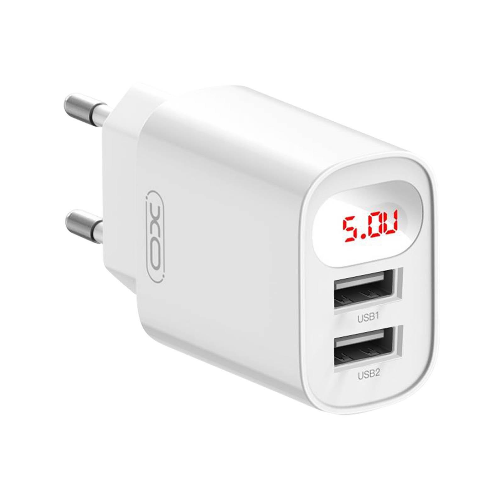 Image of Netzteil mit 2 USB-Anschlüssen 24W Weiß