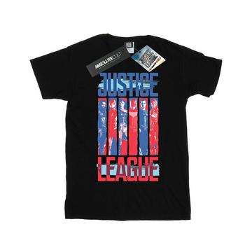 Tshirt JUSTICE LEAGUE MOVIE TEAM FLAG