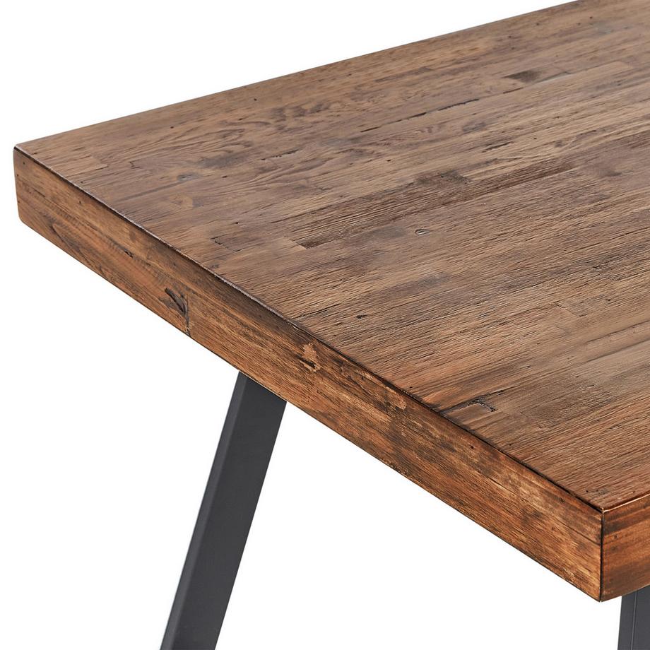 Beliani Couchtisch aus Kiefernholz Industriell WARTON  