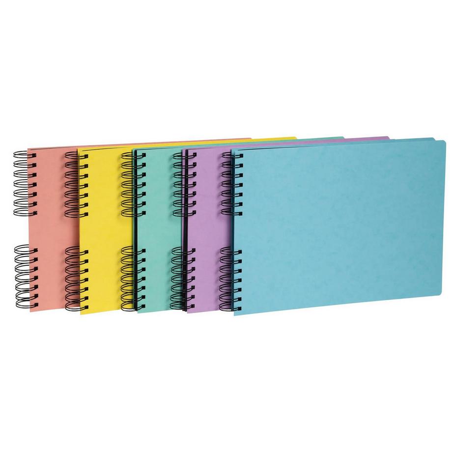 Fotoalbum mit Spiralbindung 50 Seiten - Format 32x22cm - AQUAREL - x 6