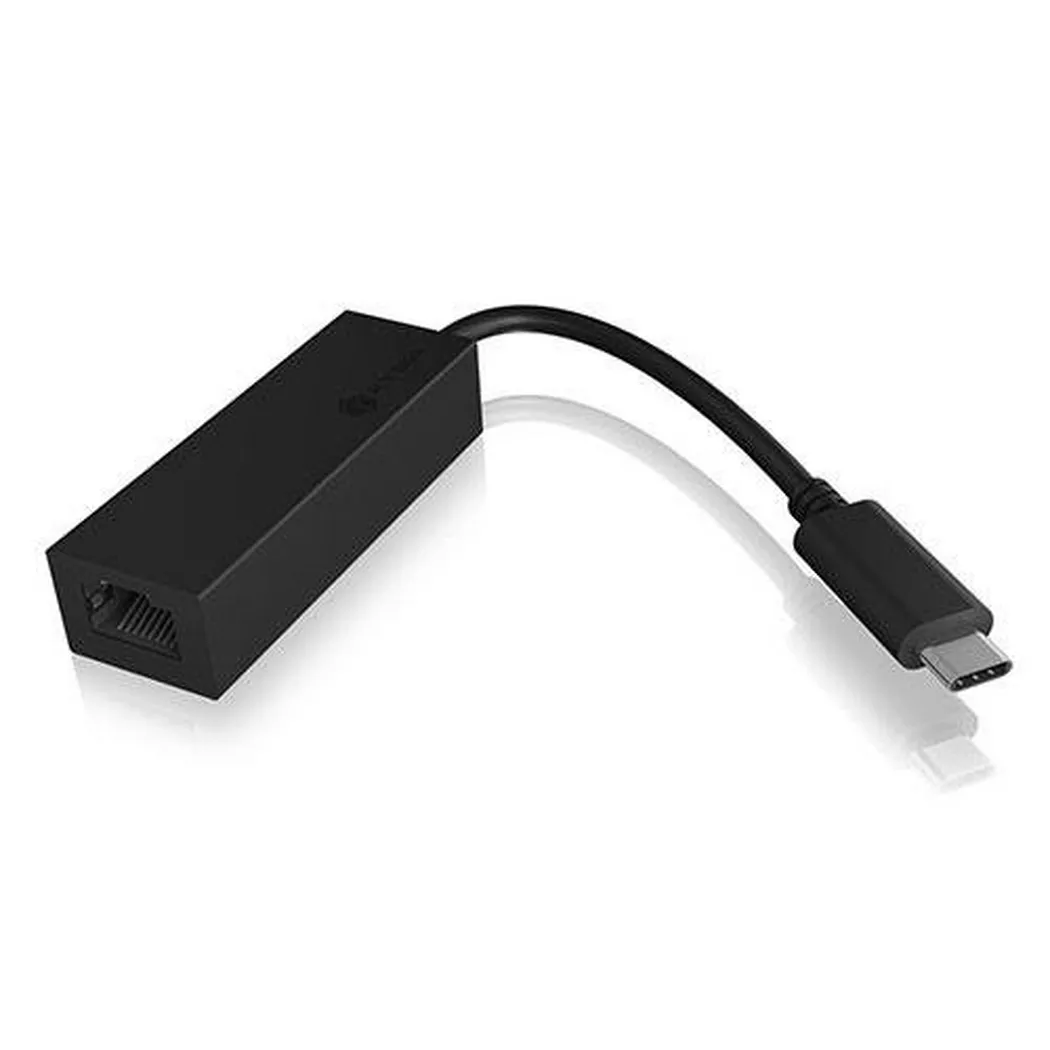 RaidSonic -  IB-LAN100-C3 Ethernet 1000 Mbit/s, Schwarz