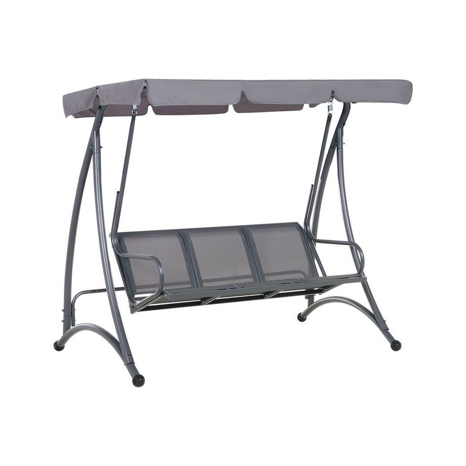 Beliani Balancelle de jardin en Acier Traditionnel BOGART  