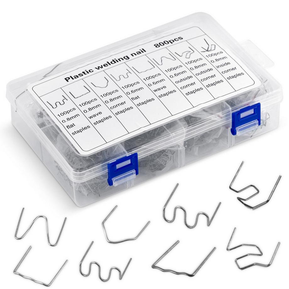 B2X  Heftklammern-Set für ein Kunststoffschweißgerät, 800-tlg 