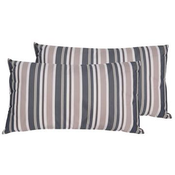 Lot de 2 coussins d'extérieur en Polyester Moderne KASTOS