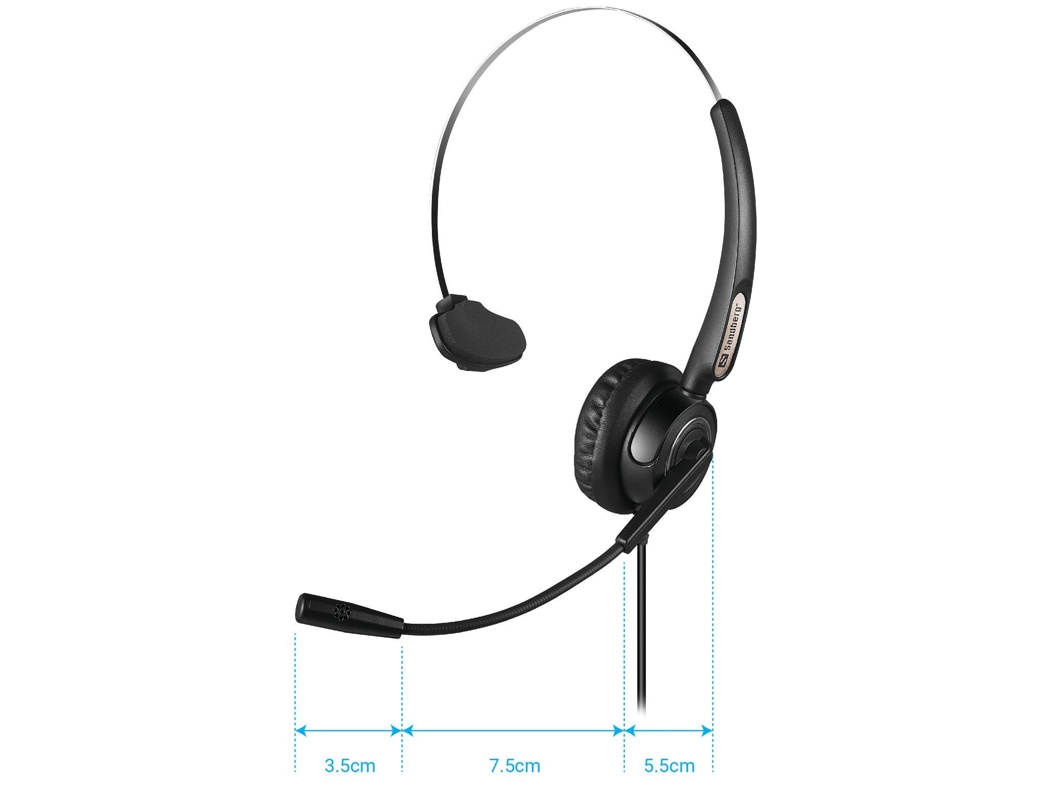 Sandberg  Sandberg USB Office Headset Pro Mono 