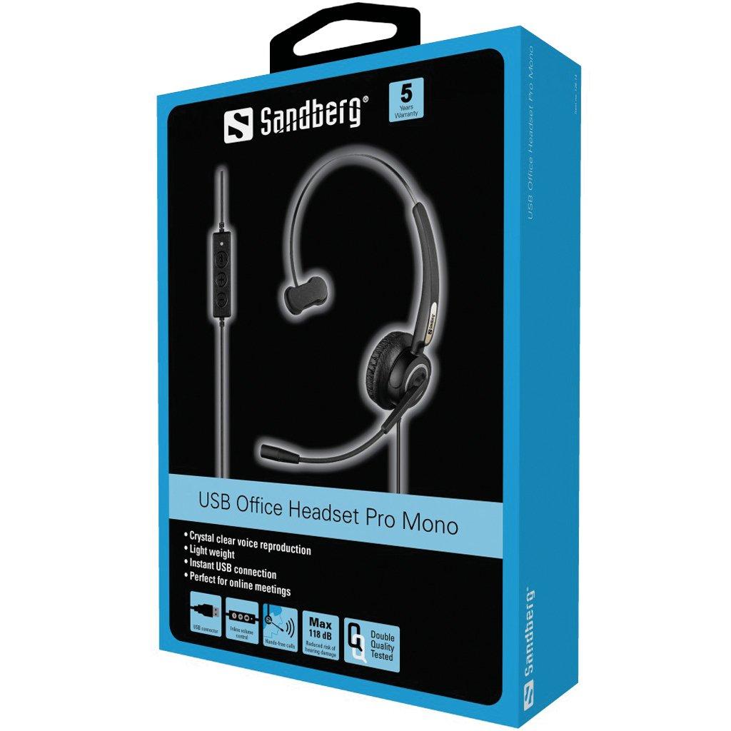 Sandberg  Sandberg USB Office Headset Pro Mono 