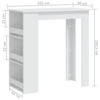 VidaXL Stehtisch holzwerkstoff  