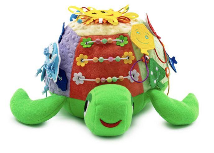 Montessori  Jouet éducatif doux pour les tout-petits - Tortue interactive avec accessoires 