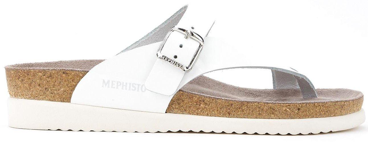 Image of Helen - Leder Sandale Damen Weiss 36