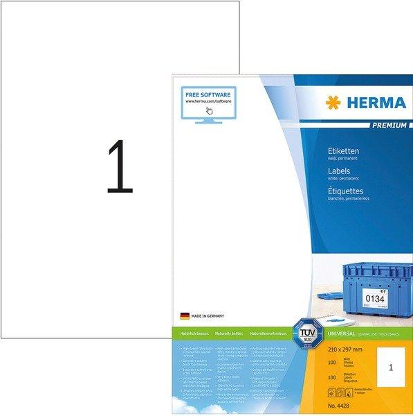 HERMA 210 x 297 mm Papier 100 St  