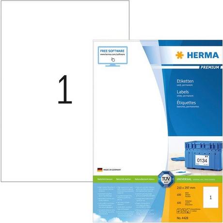 HERMA 210 x 297 mm Papier 100 St  