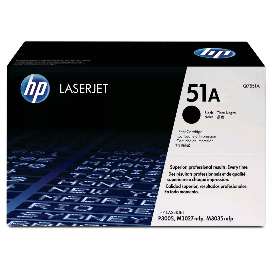 Hewlett-Packard – HP Laserjet 51A Schwarz Toner Serie 6.5k, Schwarz, One Size