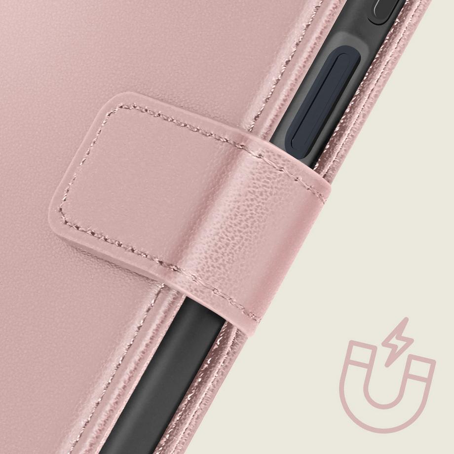 Avizar  Étui Portefeuille Motorola Moto G54 Rose 