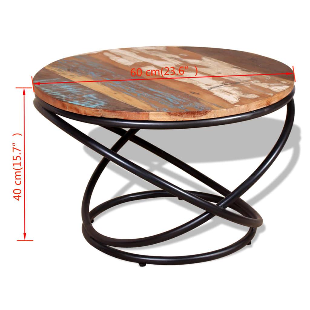 VidaXL Table basse bois  