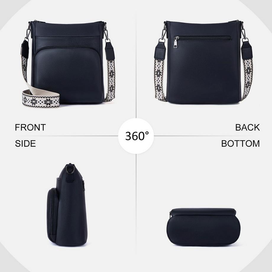 Only-bags.store Sac à Bandoulière Moyen avec Zip  