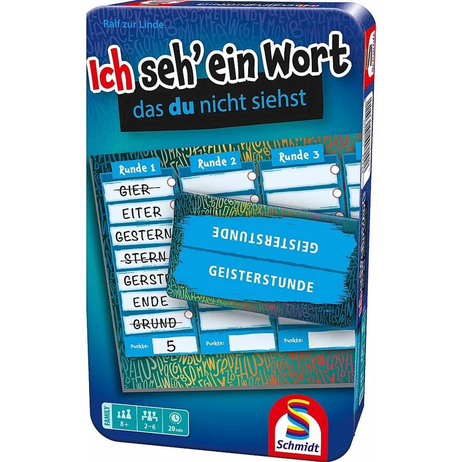 Ich seh' ein Wort in Metalldose