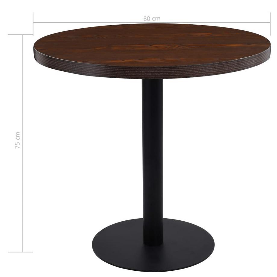 VidaXL Table de bistro mdf  
