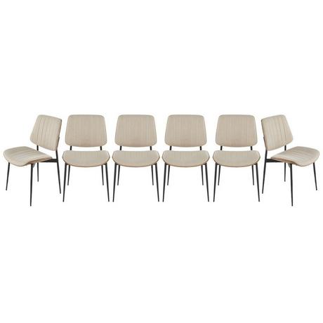 Calicosy Lot de 6 chaises GISELLE  