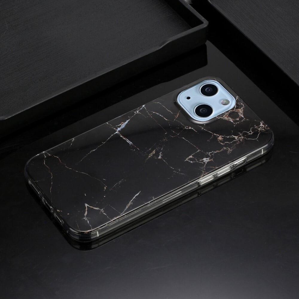 Cover-Discount  iPhone 14 - Silikon Gummi Case Marble 