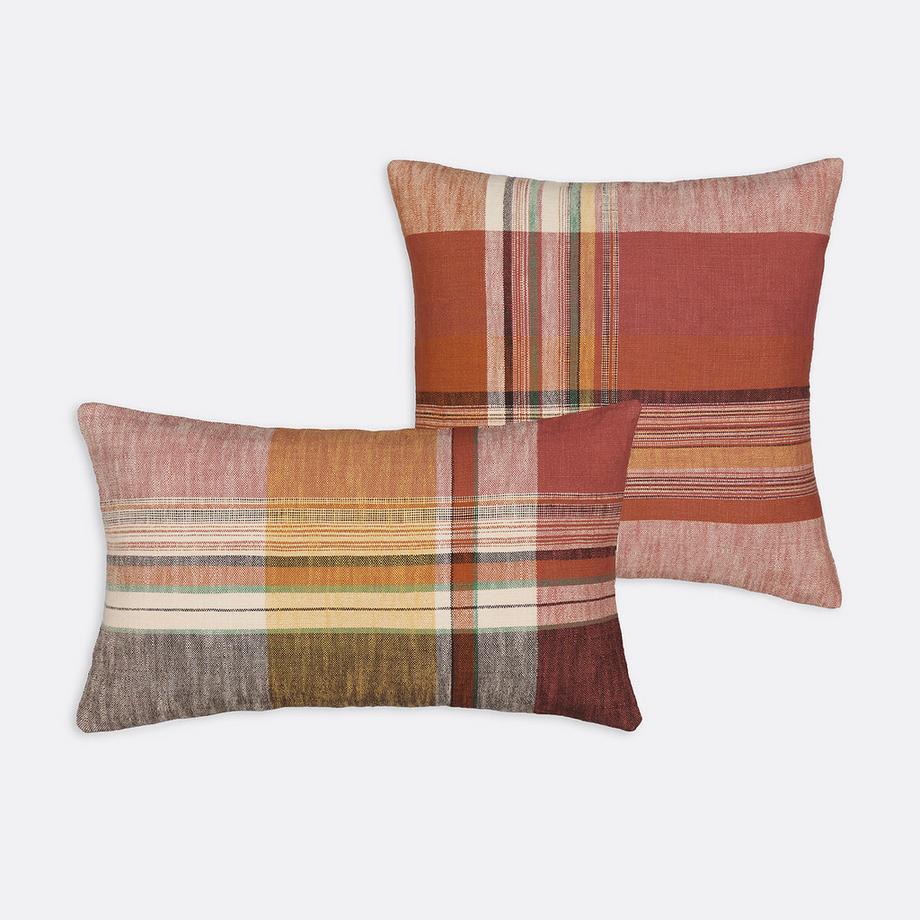 La Redoute Intérieurs Housse de Coussin Carreaux 45x45 cm  