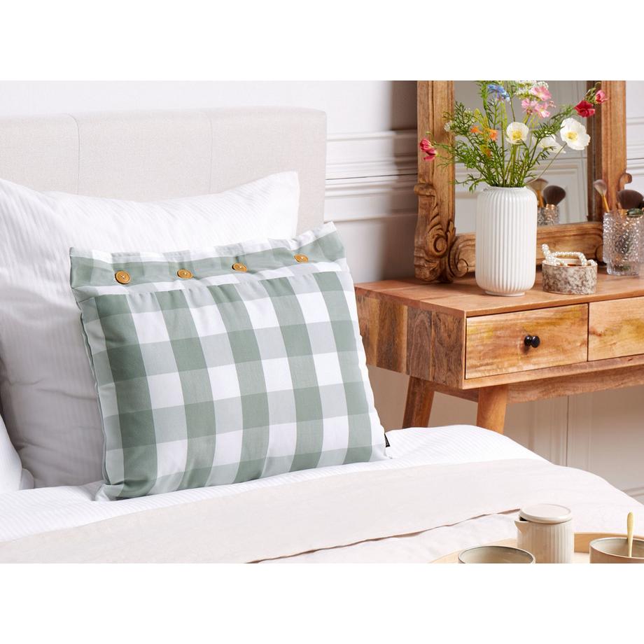 Beliani Coussin en Polyester Rustique TAMNINE  