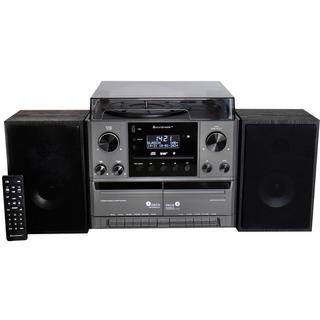 soundmaster  Centro musicale stereo MCD5600 con radio DAB+/FM, CD/MP3, giradischi, doppia cassetta, USB, Bluetooth 