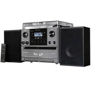 soundmaster  Centro musicale stereo MCD5600 con radio DAB+/FM, CD/MP3, giradischi, doppia cassetta, USB, Bluetooth 